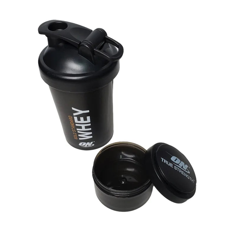 Shake Cup 450ML Protein Powder Shake Cup with Ball Medicine Box Cup on Fitness Cup Large-Capacity Plastic Cup